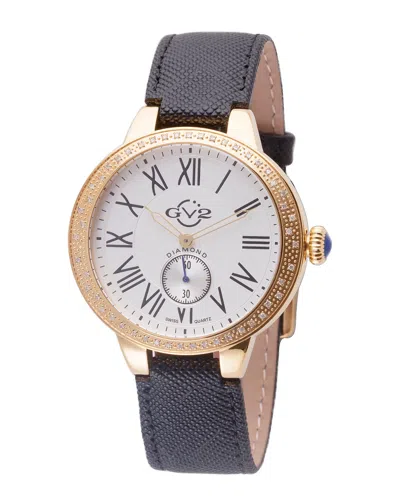 Gv2 Gevril Women's  9105 Astor Metal Diamond Watch