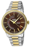 GV2 GUGGENHEIM AUTOMATIC BRACELET WATCH, 44MM