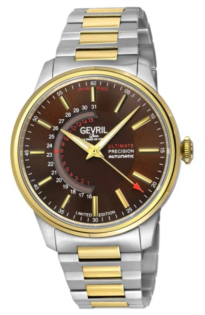Gv2 Guggenheim Automatic Bracelet Watch, 44mm In Metallic