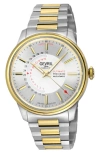 Gv2 Guggenheim Automatic Bracelet Watch, 44mm In Two Tone Stainless Steel