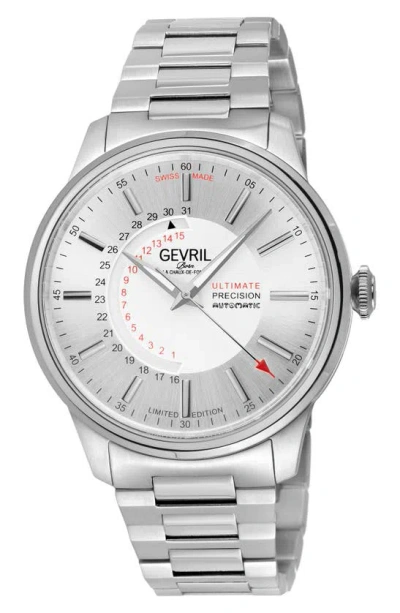 Gv2 Guggenheim Swiss Automatic Bracelet Watch, 44mm In Metallic