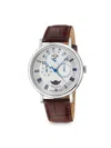 Gv2 Maestro Stainless Steel & Leather-strap Watch/42mm In Brown