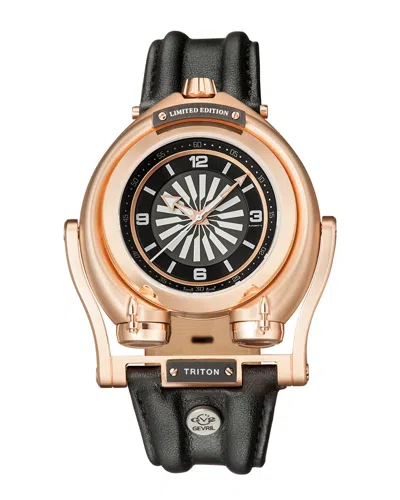 GV2 GV2 MEN'S LEATHER WATCH