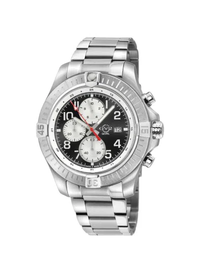 Gv2 Men's T38 Stainless Steel Bracelet Watch/45mm