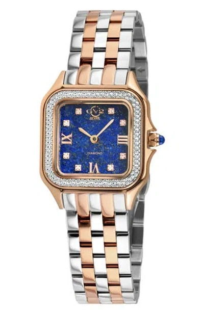 Gv2 Milan Diamond Dial Bracelet Watch, 27.5mm In Silver