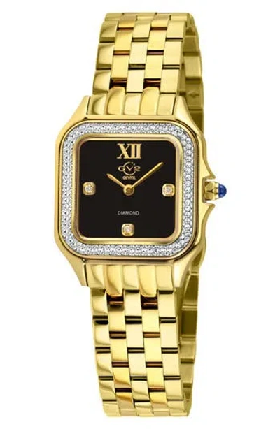 Gv2 Milan Diamond Dial Bracelet Watch, 27.5mm In Gold