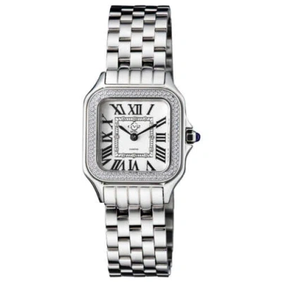 Pre-owned Gv2 Milan Diamond Swiss Quartz Women's 28mm Swiss Made Quartz Watch 12110b