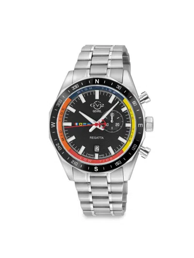 Gv2 Regatta Stainless Steel Bracelet Watch/42mm In Silver