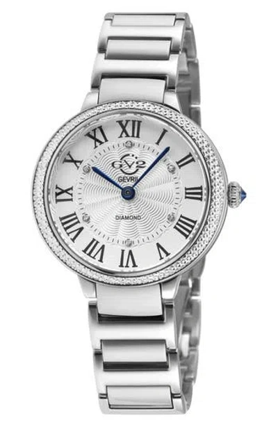 Gv2 Rome Brillante Diamond Bracelet Watch, 36mm In Purple