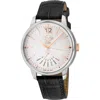 Gv2 Rovescio Croc Embossed Leather Strap Watch, 42mm In Black