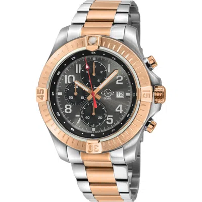 Gv2 T38 Stainless Steel Automatic Movement Bracelet Watch, 45mm In Gold