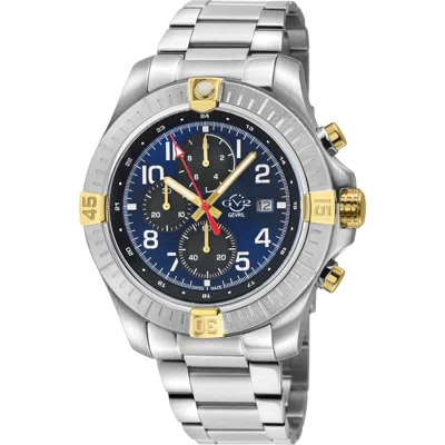 Gv2 T38 Stainless Steel Automatic Movement Bracelet Watch, 45mm In Multi