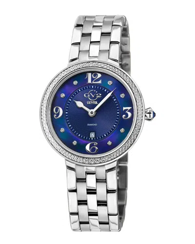 Gv2 Verona Womens Diamond Swiss Watch In Metallic