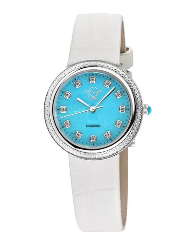 GV2 GV2 WOMEN’S AREZZO TURQUOISE DIAMOND WATCH