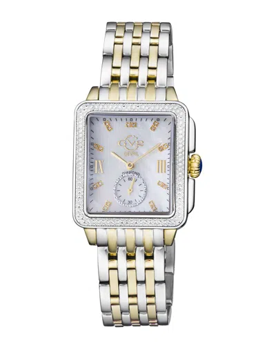 GV2 GV2 WOMEN'S BARI TORTOISE DIAMOND WATCH