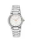 Gv2 Women's Berletta Medio Stainless Steel & 0.132 Tcw Diamond Bracelet Watch/33mm In Metallic