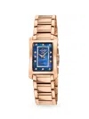 Gv2 Women's Luino 23mm Ip Stainless Steel, Mother Of Pearl & Diamond Bracelet Watch In Sapphire