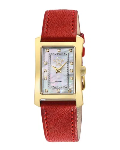 Gv2 Women's Lunio Swiss Diamond Watch