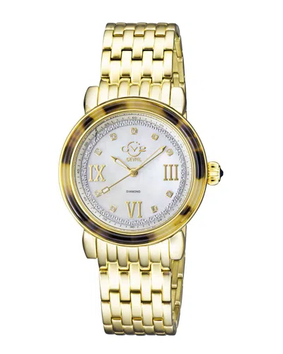Gv2 Women's Marsala Tortoise Diamond Watch