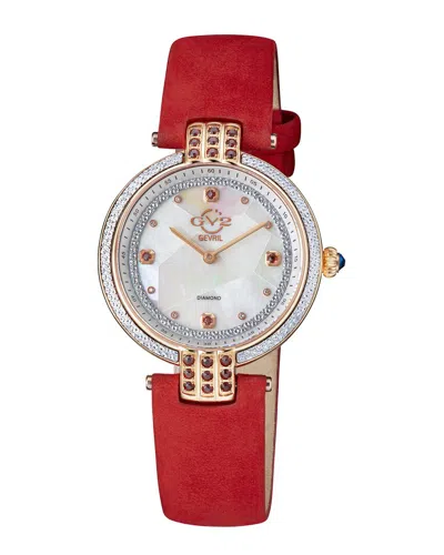 Gv2 Women's Matera Watch In Red