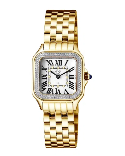 Gv2 Women's Milan Diamond Watch In Gold