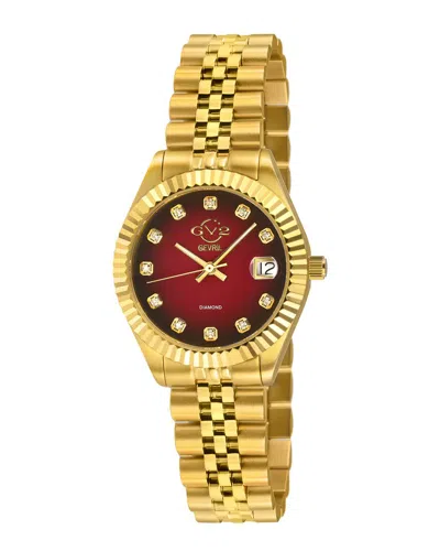 Gv2 Women's Naples Watch In Gold