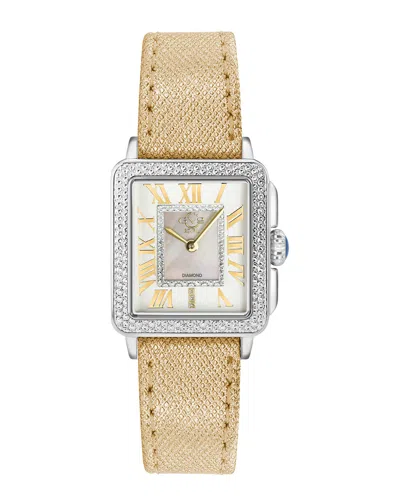 Gv2 Women's Padova Diamond Watch In Brown