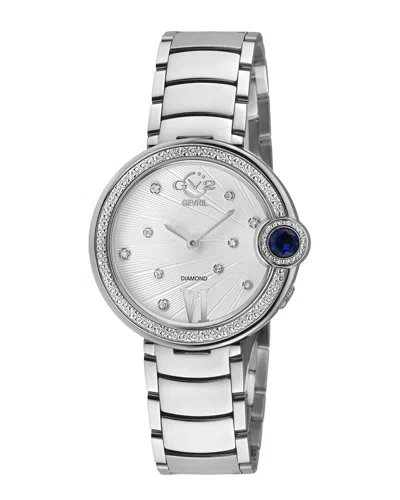 Gv2 Women's Perugia Diamond Watch In White