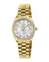 Gv2 Women's Turin 39mm Stainless Steel & Diamond Bracelet Watch