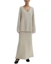Gvibi 2pc Pullover & Skirt Set In Brown