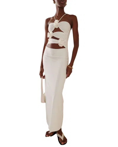 Gvibi Maxi Dress In White
