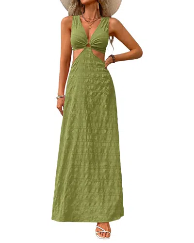 Gvibi Maxi Dress In Green