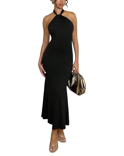 Gvibi Midi Dress In Black