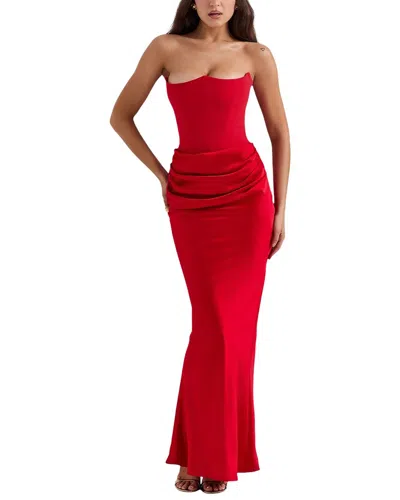 Gvibi Midi Dress In Red