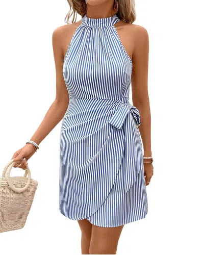 Gvibi Mini Dress In Blue