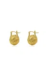 Gwen Beloti 18kt Gold Plated Vira Twist Hoop Earrings