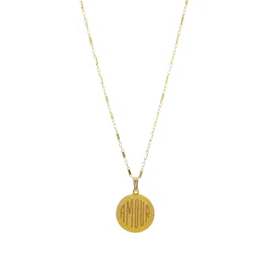 Gwen Beloti Jewelry Women's Gold Mi Amour Necklace