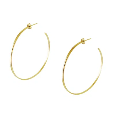 Gwen Beloti Jewelry Women's Gold Sherry Hoops