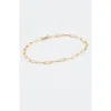 Gwen Beloti Layla Link Gold Anklet In Gold