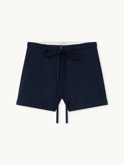 Gwyn Goop  Arlo Short | Navy | Size 14 In Blue