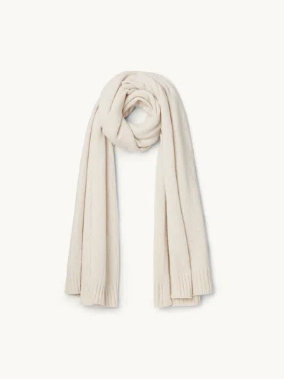 Gwyn Goop  Blanket Wrap | Ivory Mouline | Size In Gray