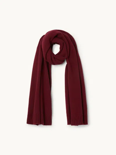 Gwyn Goop  Blanket Wrap | Oxblood | Size In Brown