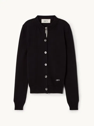 Gwyn Goop  Blythe Cardigan | Black | Size Xl
