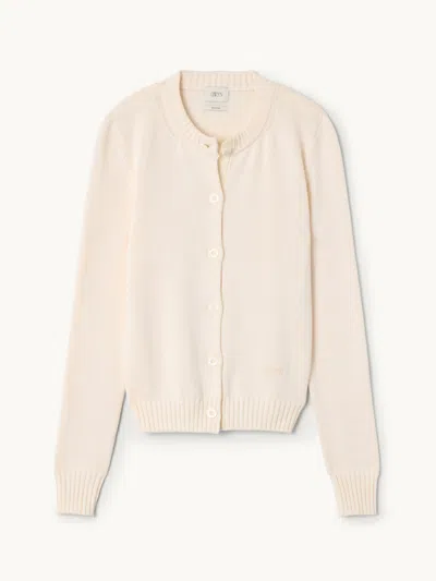 Gwyn Goop  Blythe Cardigan | Ivory | Size Xl In White
