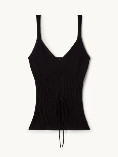 Gwyn Goop  Carmela Tank | Black | Size L