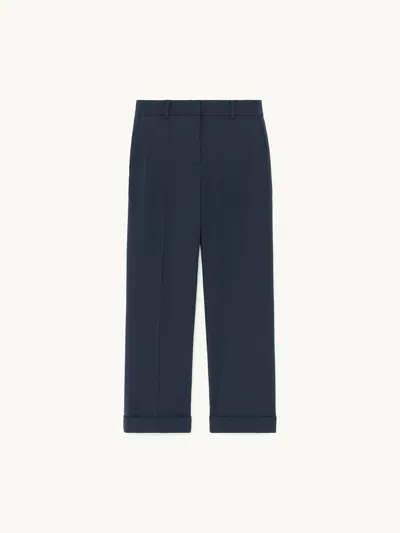 Gwyn Goop  Cigarette Pant | Navy | Size 4 In Blue