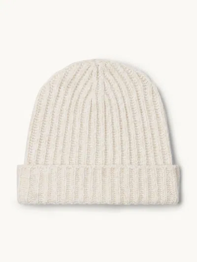 Gwyn Goop  Classic Hat | Ivory Mouline | Size In White
