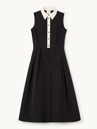 Gwyn Goop  Faye Dress | Black/ivory | Size 4