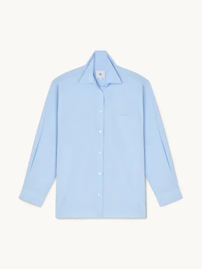 Gwyn Goop  Flynn Button-down | Swiss Blue | Size 12