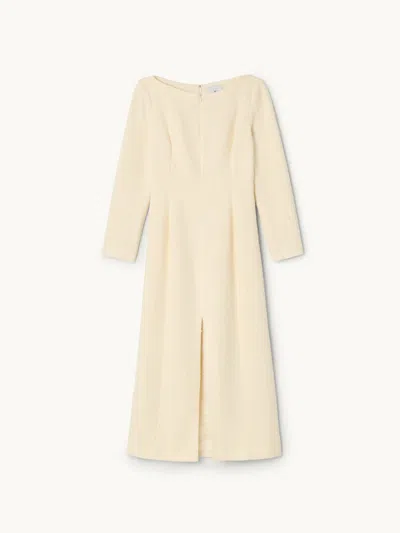 Gwyn Goop  Freya Dress | Ivory | Size 10 In Neutral